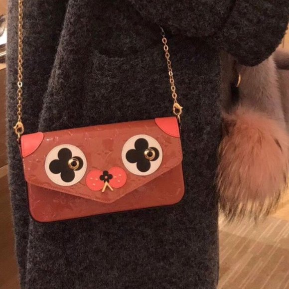 Louis Vuitton Pochette Felicie Puppy Animal Face - Picture 13 of 13